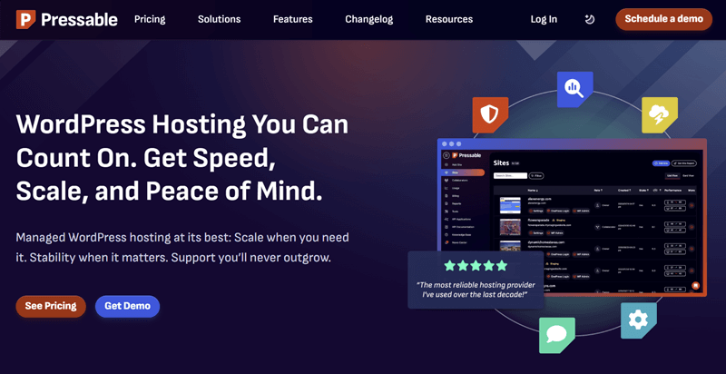 Pressable Web Hosting