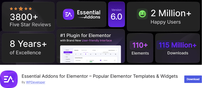 Essential Addons for Elementor WordPress Plugin