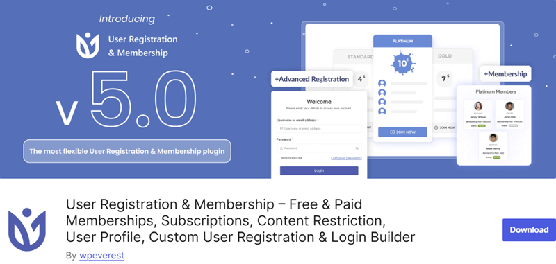 User Registration Plugin