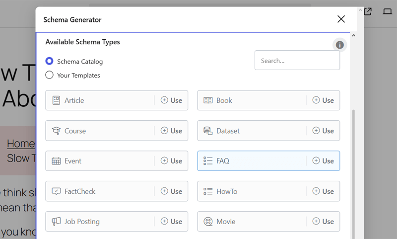 FAQ Schema of Rank Math